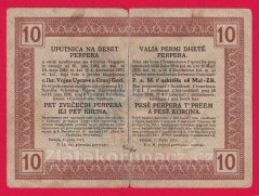 Černá Hora - 10 Perper 1917