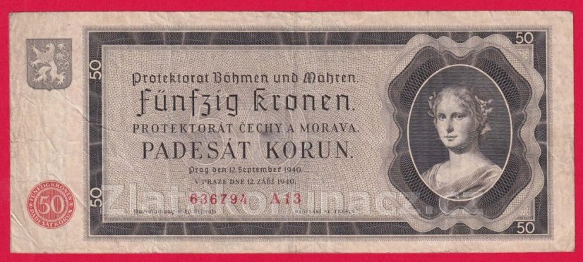 50 Korun 1940 A 13