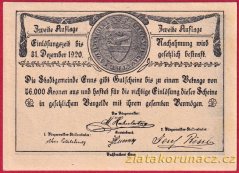 Enže - 20 haléřů - 1920 - modrá