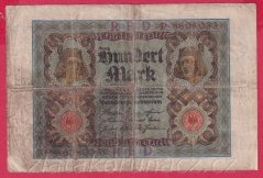 Německo - 100 mark 1.11.1920 - série P-G