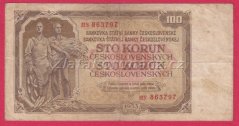 100 Kčs 1953 HS