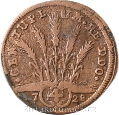 Rakousko - Vídeň - 4 pfennig /Token/ 1728