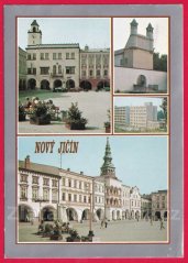 Nový Jičín - radnice, zámek, Kalač, náměstí