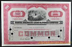 USA - North American Light and Power Company - 1941