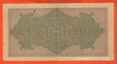 Německo - 1000 mark 15.9.1922 - série P-RB