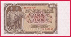 100 Kčs 1953 HB