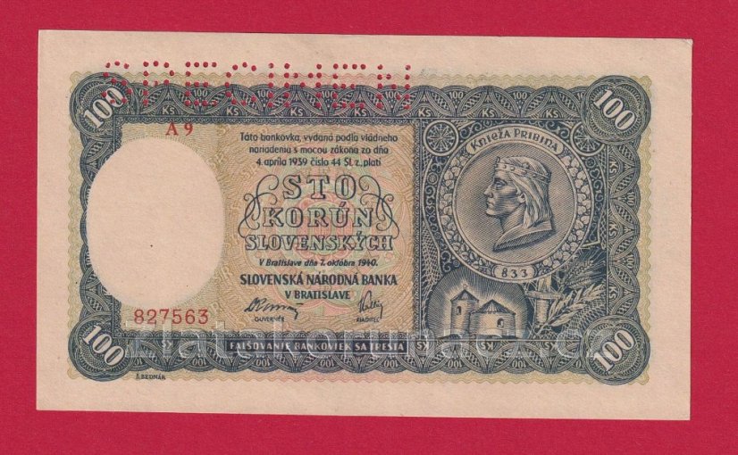100,- Ks 1940  -  II.vydání A 9