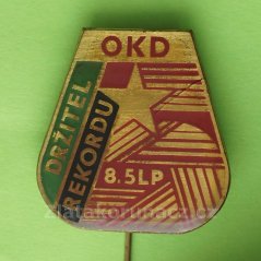 OKD - Držitel rekordu 8.5LP - vínově červený