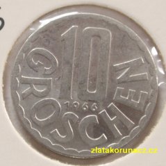 Rakousko - 10 groschen 1966