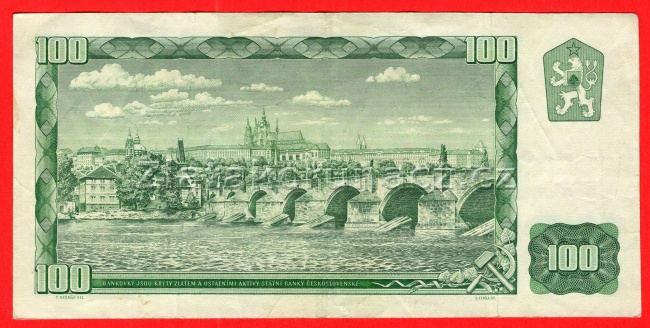 Československo - 100 korun 1961 P 20