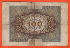 Německo - 100 Mark 1.11.1920 - série W-H