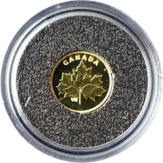 Zlatá mince Kanada - Maple Leaf 25 Cent 2019 Proof