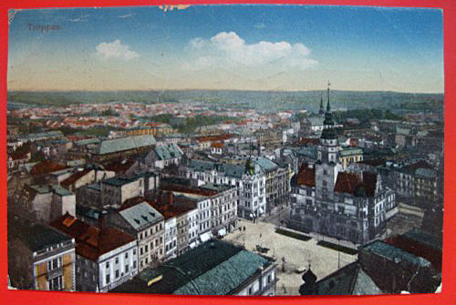 Opava-Střechy-domy-kostel