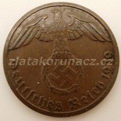 Německo - 1 Reichspfennig 1939 E