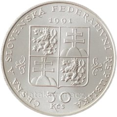 1991 - 50Kčs - Marianské Lázně - Standart