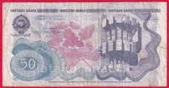 Jugoslávie - 50 Dinara 1990