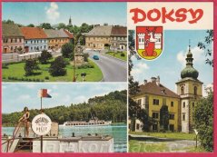 Doksy - náměstí, radnice, přístaviště