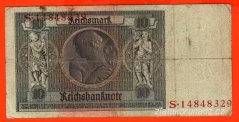 Německo - 10 Reichsmark 22.1.1929 - série S-B