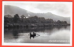 Hranice na Moravě - řeka - loďka