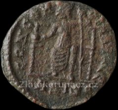 Řím císařství - Theodosius I. - Centenionalis - malý bronz