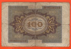 Německo - 100 Mark 1.11.1920 - série N-G