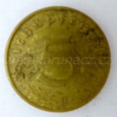 Německo - 5 Reichspfennig 1937 E
