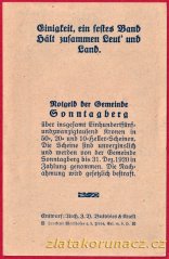 Sonntagberg - 50 haléřů - 1920