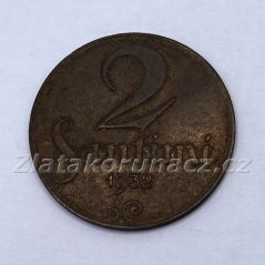 Lotyšsko - 2 santimi 1932