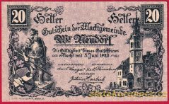 Wiener Neudorf - 20 haléřů - 1920