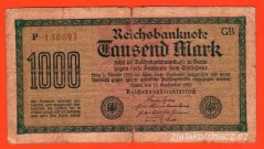 Německo - 1000 mark 15.9.1922 - série P-GB
