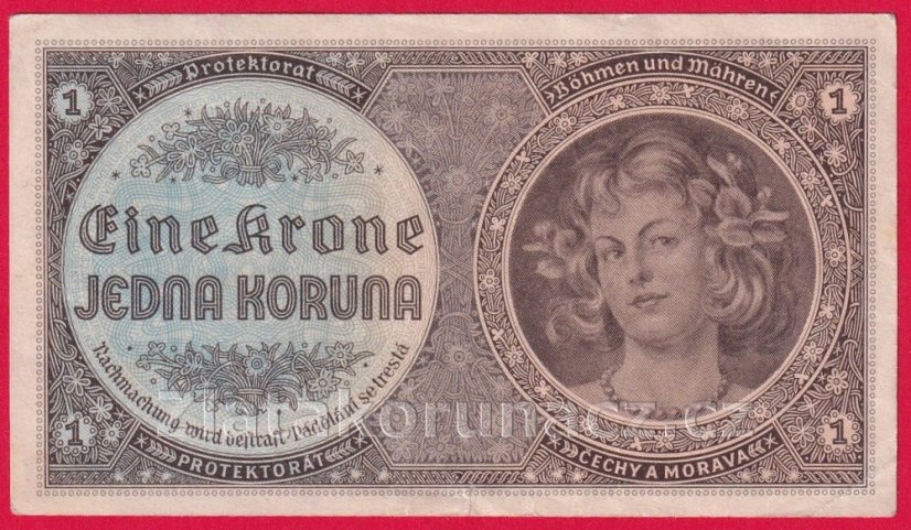 1 koruna 1940 D 010