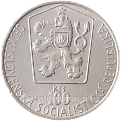 1985 - 100Kčs - Hokej - Standart