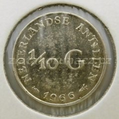 Holandsko-Antily - 1/10 gulden 1966
