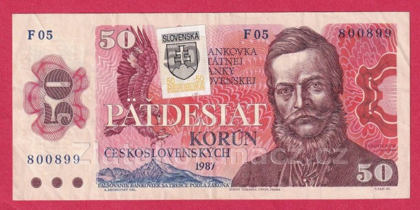 Slovenská republika - 50 Korun 1987 Kolek F05