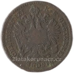 1 krejcar F.J.I.-1860 V