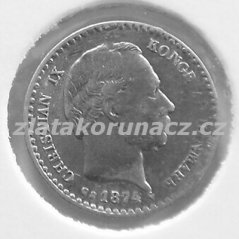 Dánsko - 10 ore 1874