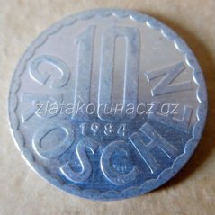Rakousko - 10 groschen 1984