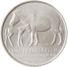 1987 - 50Kčs - Kůň Převalského - Standart