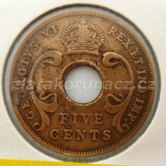 Afrika východní - 5 cents 1942