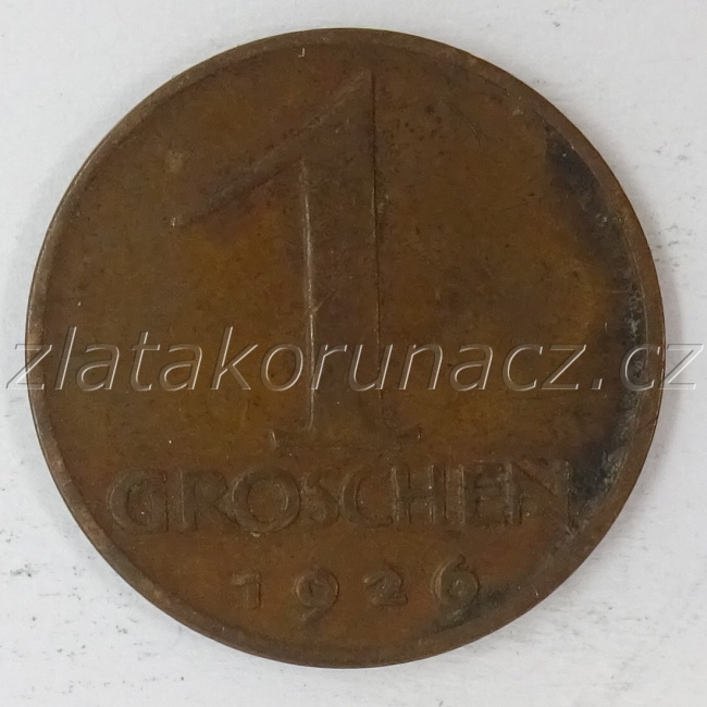 Rakousko - 1 groschen 1926