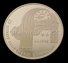 2018 - 25€ - 25. výročí vzniku Slovenské Republiky - Proof