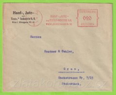 Rakousko - 1 razítko Vídeň 13.5.1931, Hanf-,Jute..