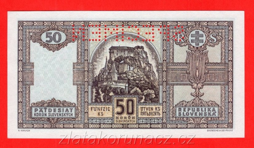 50,- Ks 1940 Ji