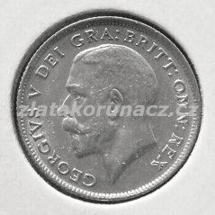 Anglie - 6 pence 1920
