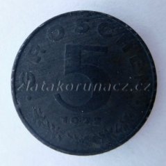 Rakousko - 5 groschen 1972