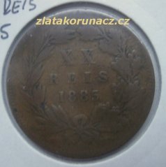Portugalsko - XX. reis 1885