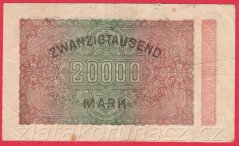 Německo - 20.000 mark 20.2.1923 - série T-ND