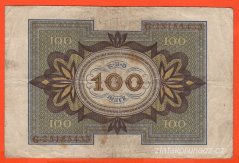 Německo - 100 Mark 1.11.1920 - série G-V