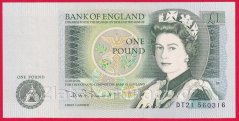 Anglie - 1 Pound b.l. 1981-1984