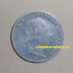 1/4 zlatník   1858 V